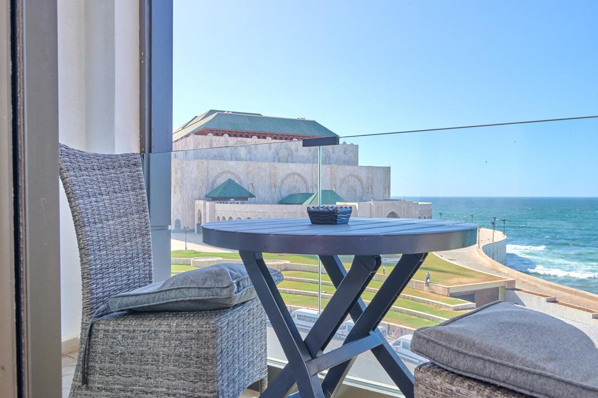 Apartment Sea View B2 - Mosquee Hassan II - By Thecasaedition คาซาบลังกา ภายนอก รูปภาพ