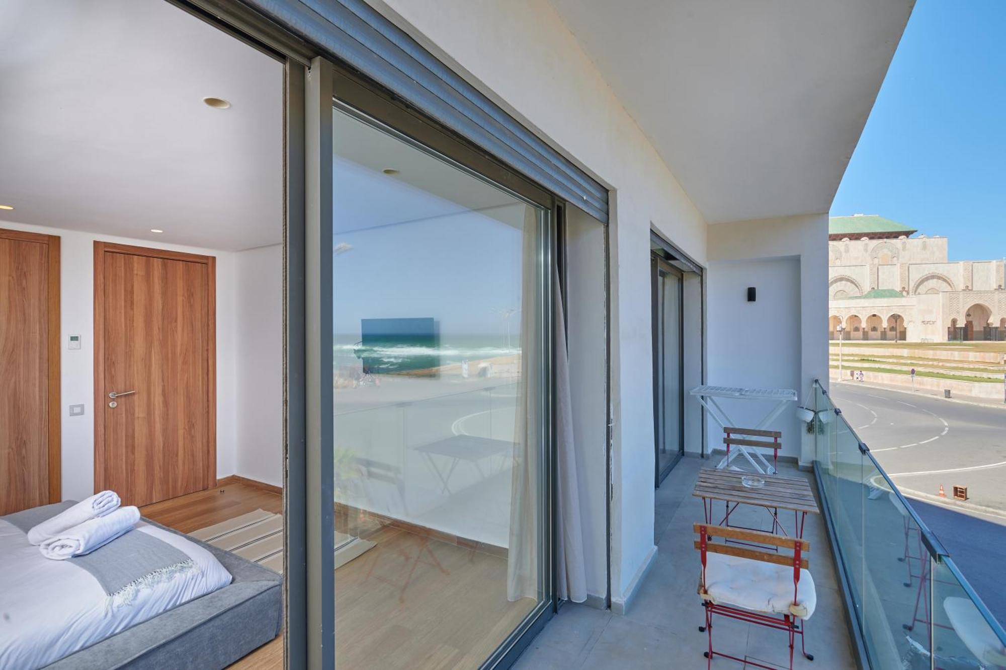 Apartment Sea View B2 - Mosquee Hassan II - By Thecasaedition คาซาบลังกา ภายนอก รูปภาพ